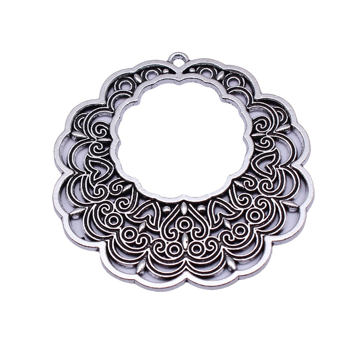 Boho Ethnic Mandala Pendant Fl - Ethnic Fashion Collection 评论和价格