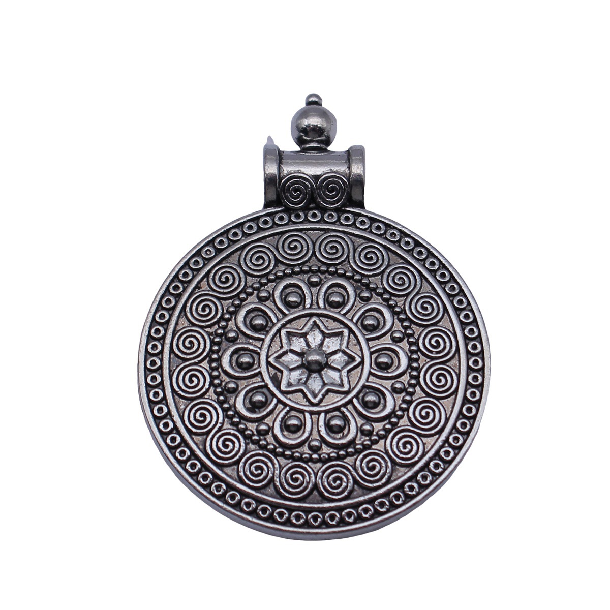 Boho Ethnic Mandala Pendant Fl - Ethnic Fashion Collection 评论和价格