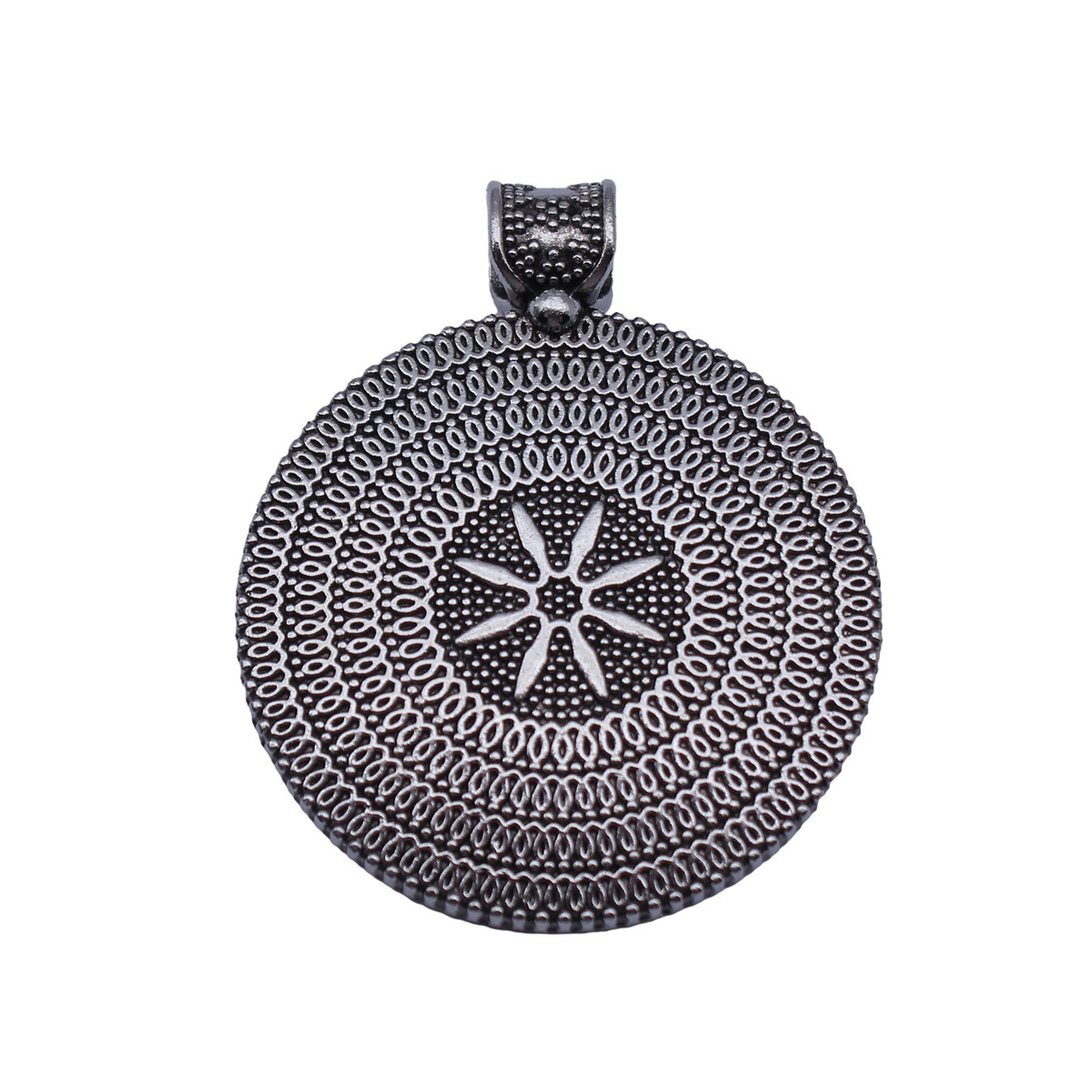 Boho Ethnic Mandala Pendant Fl - Ethnic Fashion Collection 评论和价格