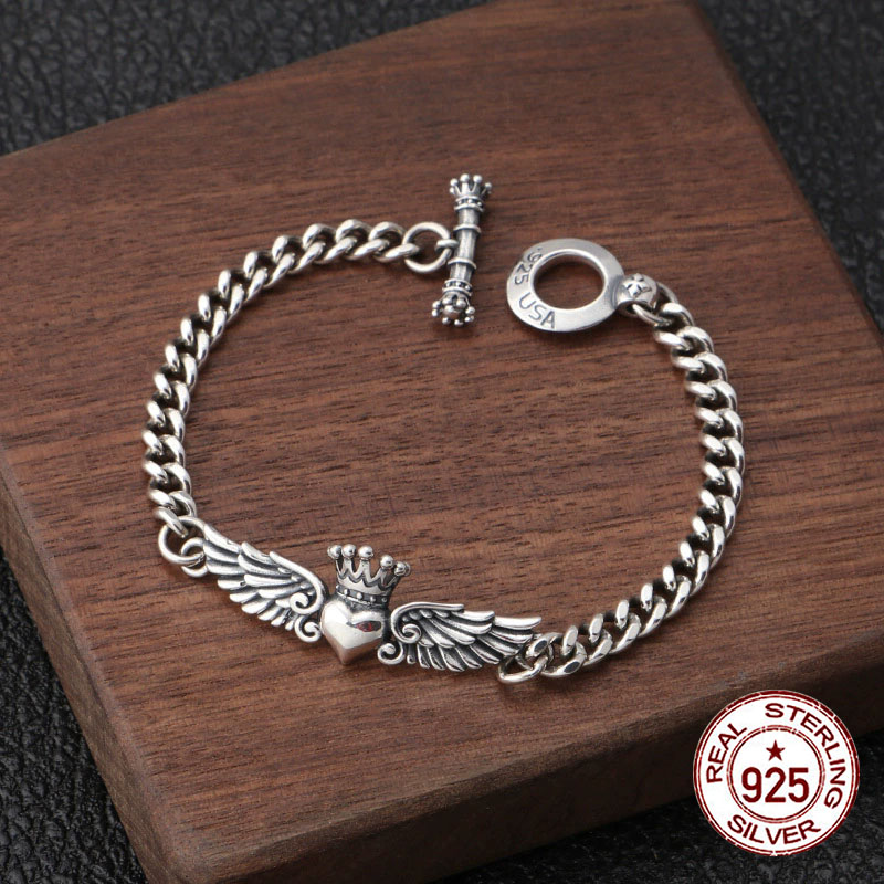 S925 sterling silver bracelet  - Ethnic Fashion Trend 评论和价格