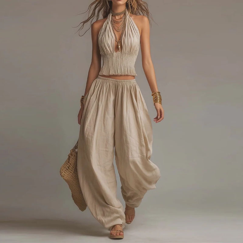 2026 New Boho Chic Two Piece S - Ethnic Fashion Collection 评论和价格