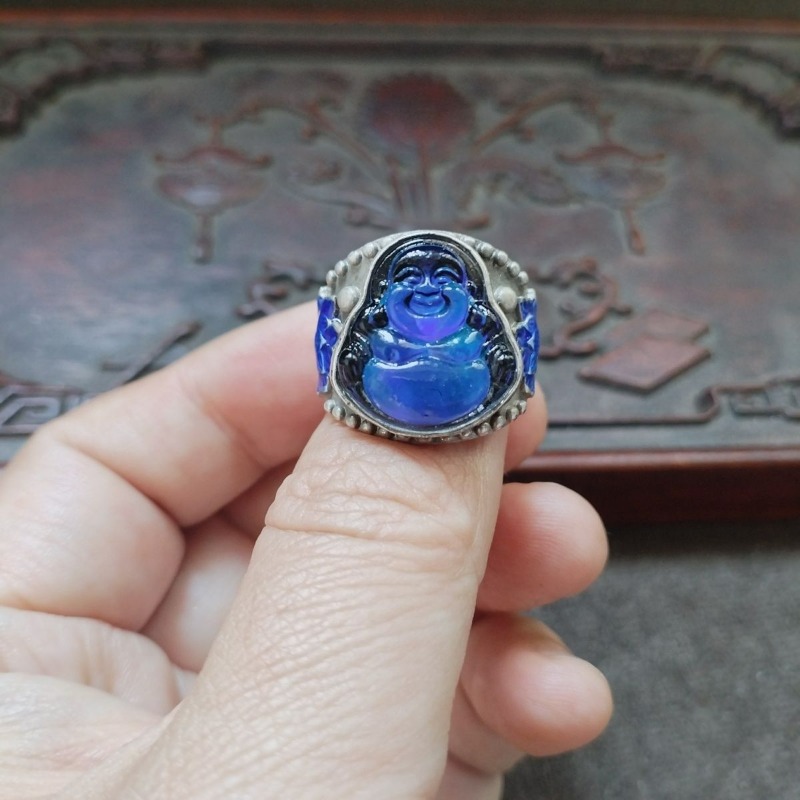 Vintage Import Buddha Ring Wit - Ethnic Fashion Imports 评论和价格