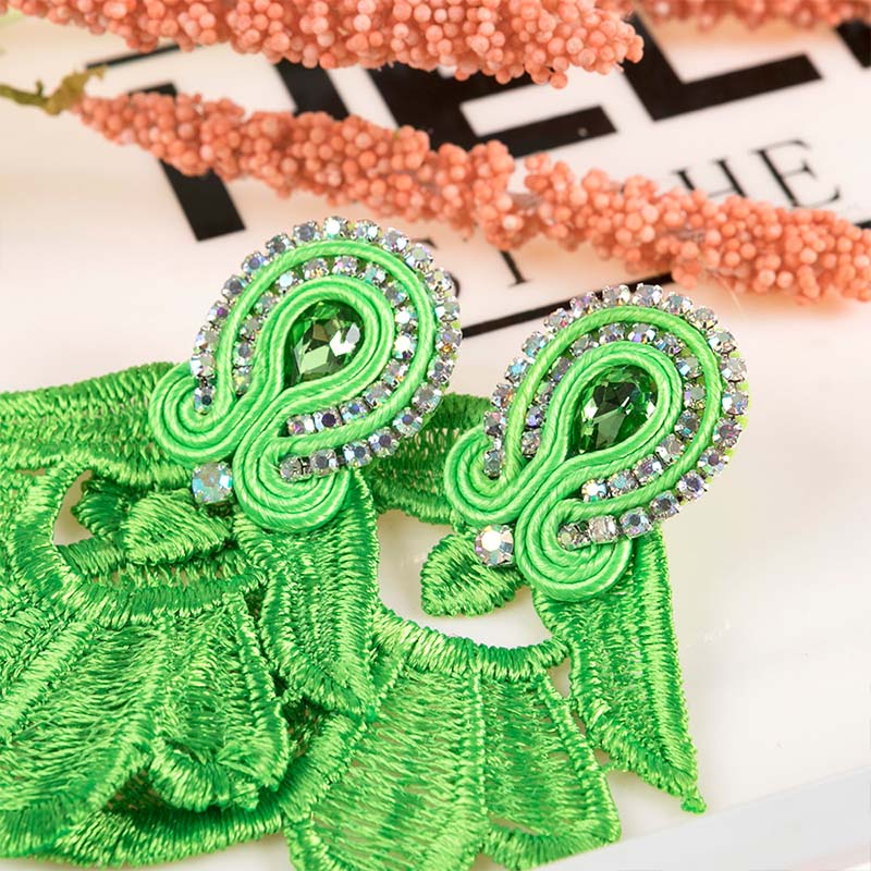 Fashion Women Earrings Jewelle - Ethnic Fashion Trend 评论和价格