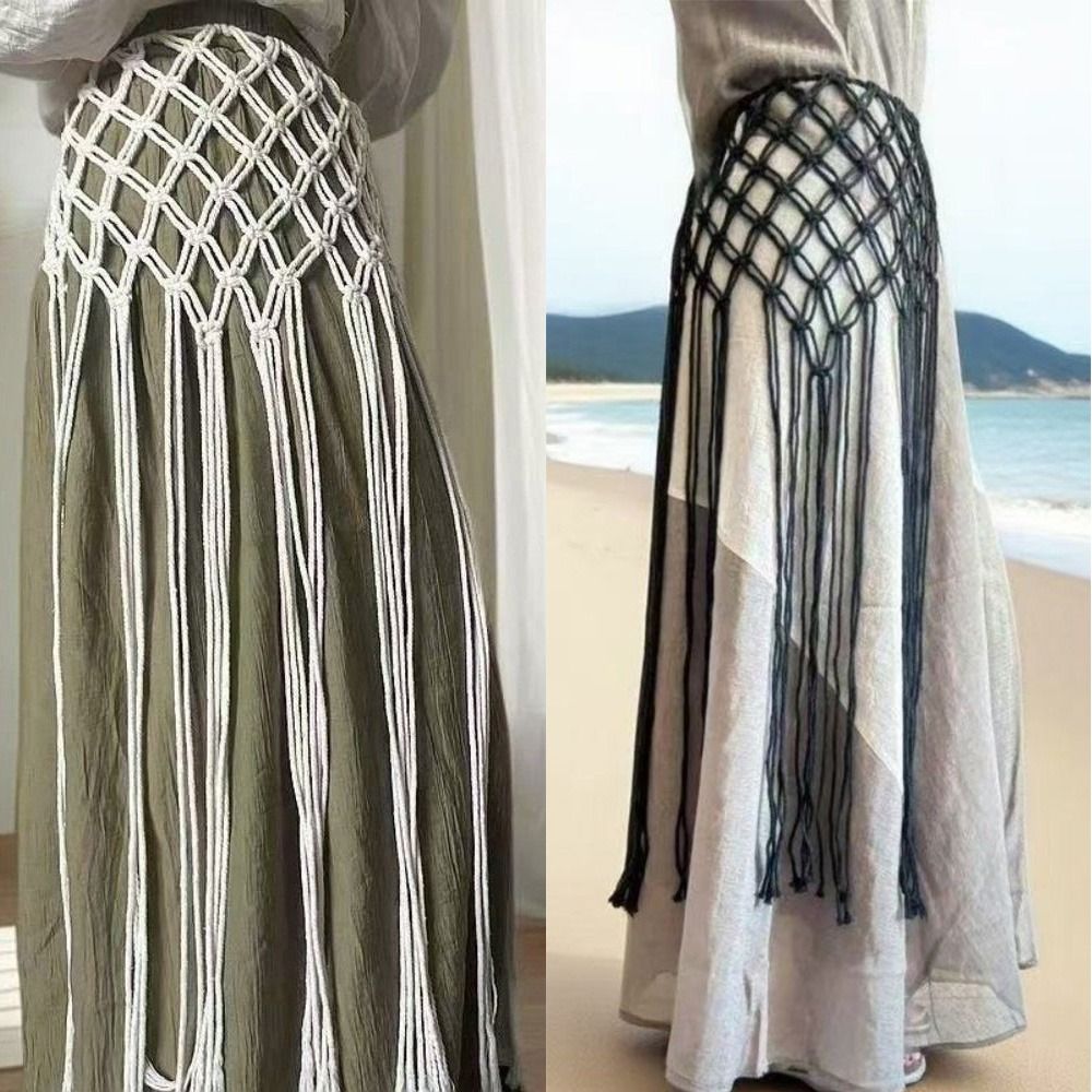 Fashion Bohemian Netted Fringe - Ethnic Boho Fashion 评论和价格