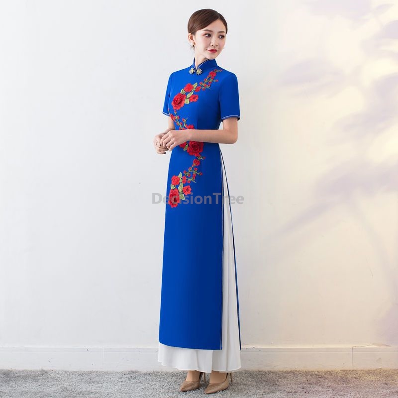 2026 vietnam aodai vintage imp - Ao Dai Vietnam Dress 评论和价格