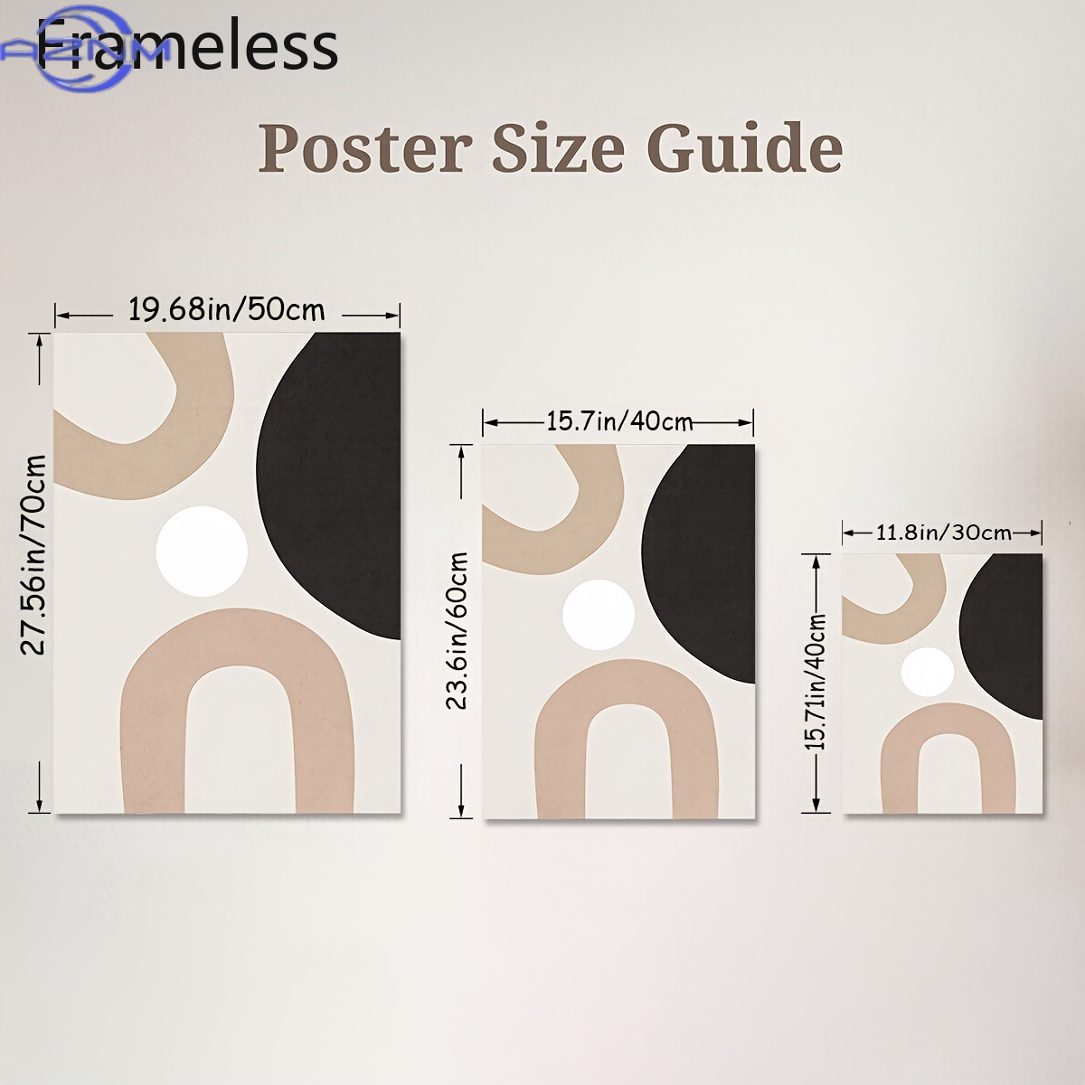 3pcs Modern Minimalist Abstrac - Ethnic Fashion Collection 评论和价格