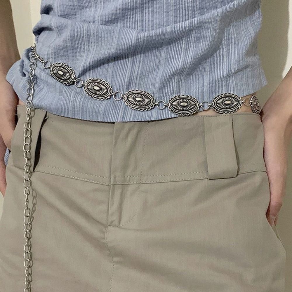 Retro Ethnic Style Waist Chain - Ethnic Boho Fashion 评论和价格
